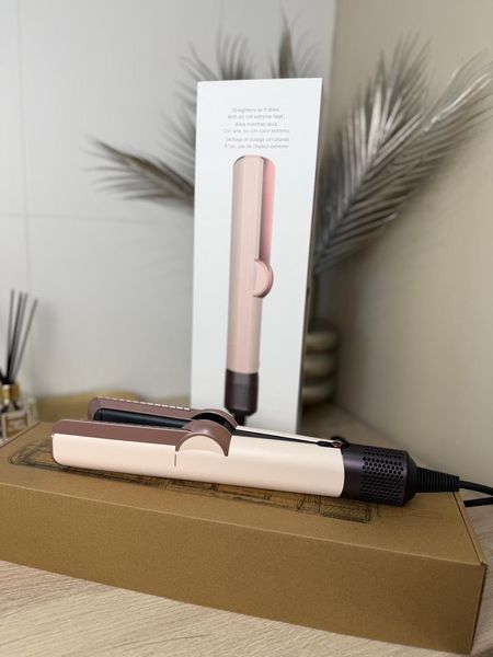 Выпрямитель для волос HT01 Airstrait Ceramic Pink/Rose Gold Цвет: Нежно-розовый Id_002 фото
