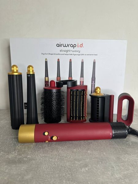 Мультистайлер Airwrap i.d. HS08 Straight & Wavy Red Velvet/Gold Id_022 фото