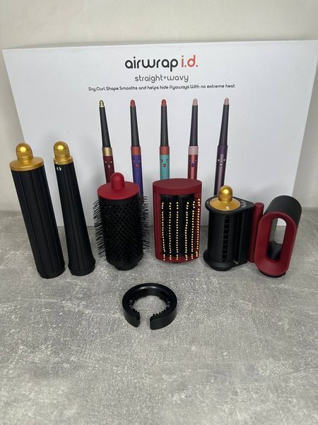Мультистайлер Airwrap i.d. HS08 Straight & Wavy Red Velvet/Gold Id_022 фото