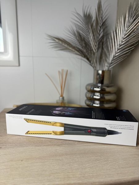 Випрямляч для волосся HT01 Airstrait Strawberry Onyx Black/Gold Колір: Чорно-золотий Id_005 фото