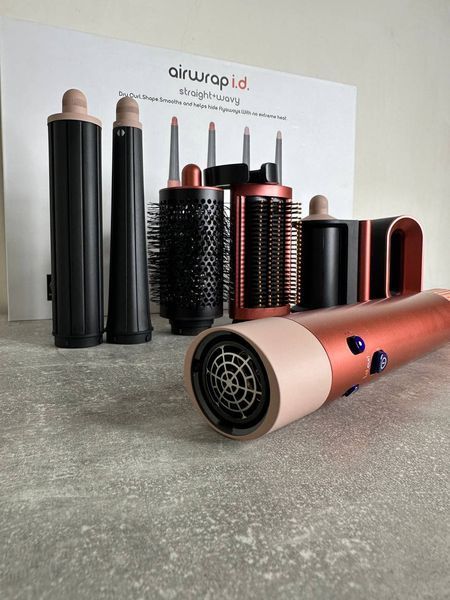Мультистайлер Airwrap i.d. HS08 Straight & Wavy Strawberry Bronze/Blush Pink Id_023 фото