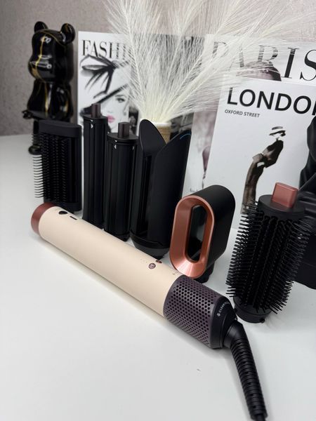 Мультистайлер Airwrap HS09 Coanda 2x Multi-styler & Dryer Ceramic Pink Rose Gold Id_024 фото