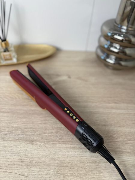 Выпрямитель для волос HT01 Airstrait Red Velvet/Gold Цвет: Красный с золотым Id_007 фото