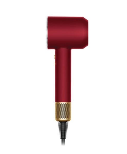 Фен для волосся Supersonic HD16 Nural Straight+Wavy Red Velvet/Gold Id_062 фото