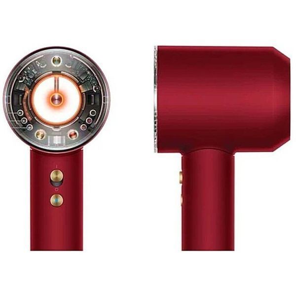 Фен для волосся Supersonic HD16 Nural Straight+Wavy Red Velvet/Gold Id_062 фото