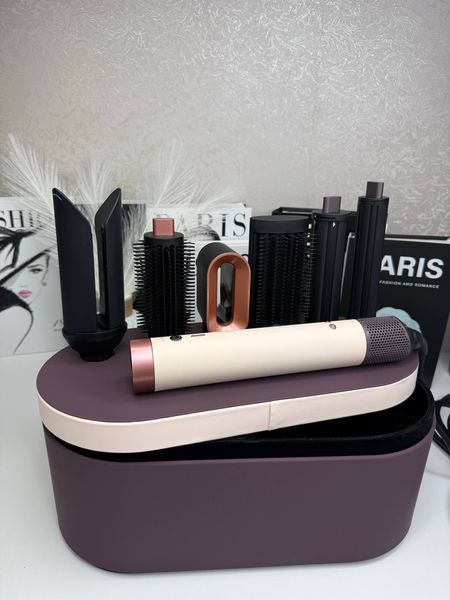 Мультистайлер Airwrap HS09 Coanda 2x Multi-styler & Dryer Ceramic Pink Rose Gold + CASE Id_027 фото