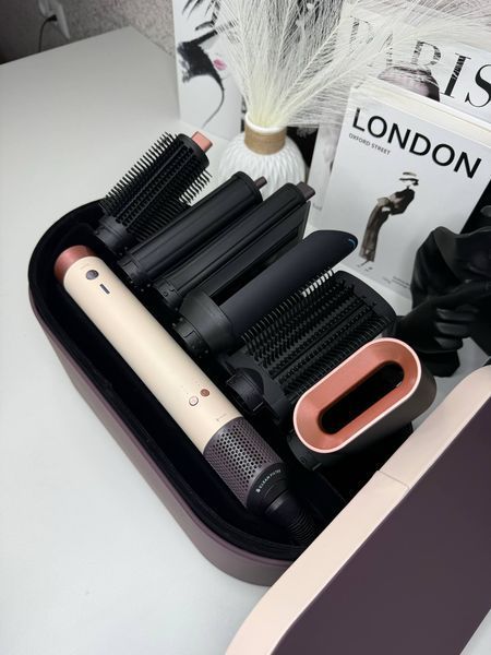 Мультистайлер Airwrap HS09 Coanda 2x Multi-styler & Dryer Ceramic Pink Rose Gold + CASE Id_027 фото
