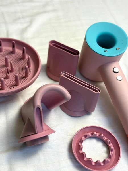 Фен для волосся Supersonic Premium 5 насадок Ceramic Pop Макарун Id_033 фото