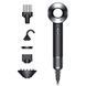 Фен для волосся Supersonic Premium 5 насадок Black/Nickel Чорний Id_063 фото 1