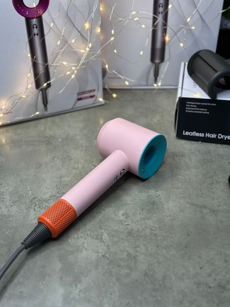 Фен Leafless Hair Dryer для волосся Supersonic Premium Ceramic Pop Макарун Id_039 фото