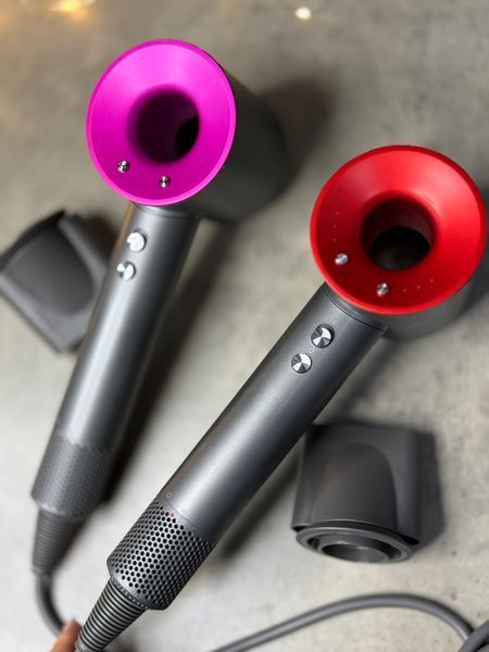 Фен Leafless Hair Dryer для волосся Supersonic Premium Nickel/Red Сіро-Червоний Id_041 фото
