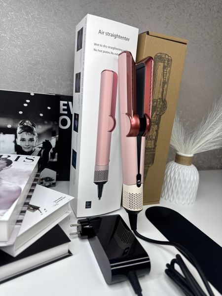 Випрямляч для волосся HT01 Airstrait Kanzan Pink Колір: Бежевий Id_72 фото