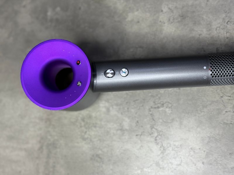 Фен Leafless Hair Dryer для волосся Supersonic Premium Nickel/Purple Сіро-Фіолетовий Id_042 фото