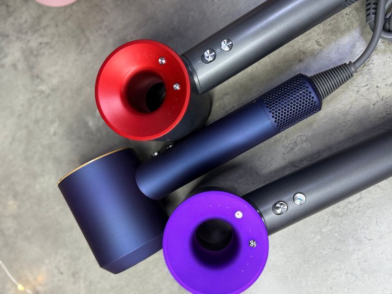 Фен Leafless Hair Dryer для волосся Supersonic Premium Nickel/Purple Сіро-Фіолетовий Id_042 фото