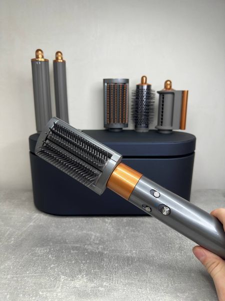 Стайлер з кейсом Airwrap Complete Long HS05 &mdash;  Gold/Nickel Id_074 фото