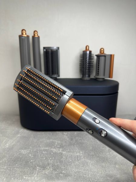 Стайлер з кейсом Airwrap Complete Long HS05 &mdash;  Gold/Nickel Id_074 фото