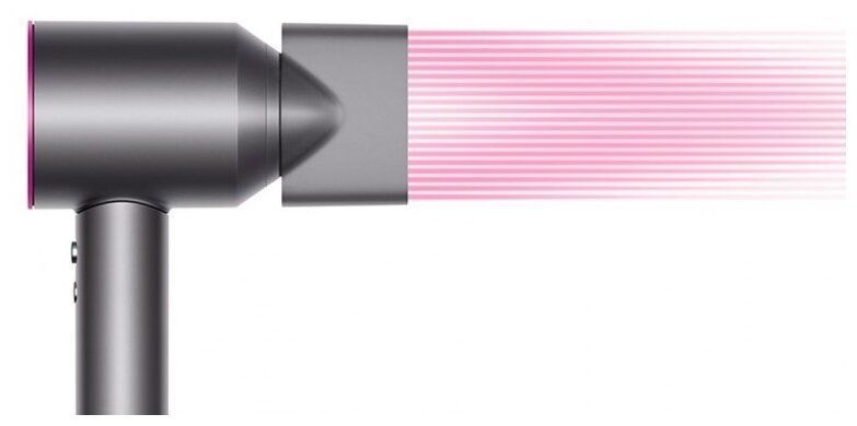 Фен Leafless Hair Dryer для волосся Supersonic Premium Prussian Blue/Rich Copper Синій з золотим Id_043 фото