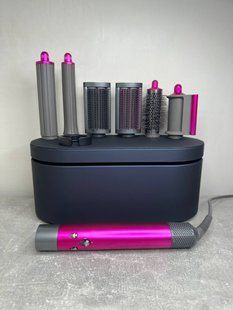 Стайлер з кейсом Airwrap Complete Long HS05 Fuchsia Id_075 фото