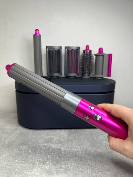 Стайлер з кейсом Airwrap Complete Long HS05 Fuchsia Id_075 фото