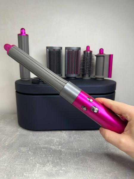 Стайлер з кейсом Airwrap Complete Long HS05 Fuchsia Id_075 фото