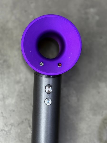 Фен з кейсом Leafless Hair Dryer для волосся Supersonic Premium Nickel/Purple Сіро-Фіолетовий Id_046 фото