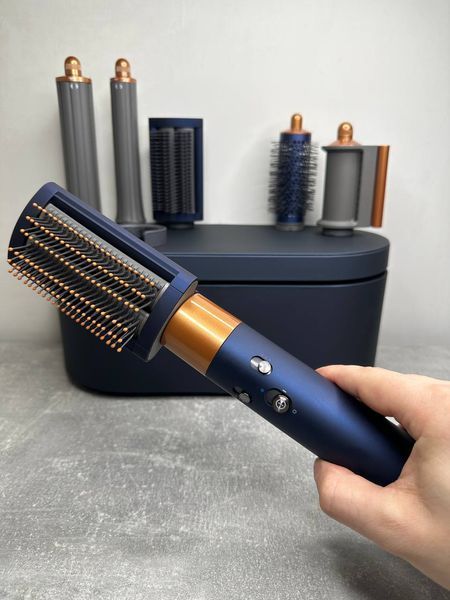 Стайлер з кейсом HS05 Airwrap Long Styler Prussian Blue Id_078 фото