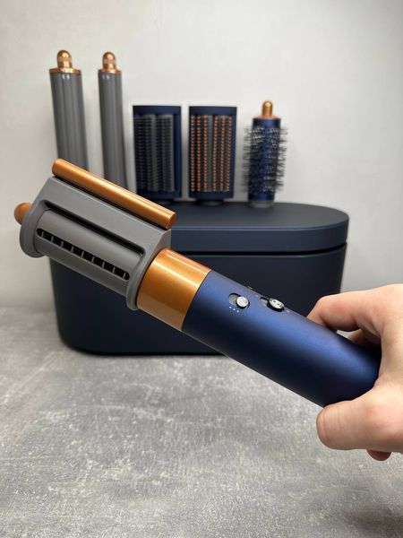 Стайлер з кейсом HS05 Airwrap Long Styler Prussian Blue Id_078 фото