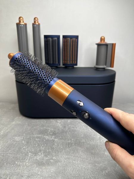 Стайлер з кейсом HS05 Airwrap Long Styler Prussian Blue Id_078 фото