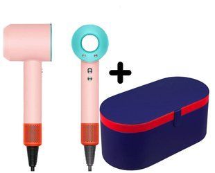 Фен з кейсом Leafless Hair Dryer для волосся Supersonic Premium Ceramic Pop Макарун Id_049 фото
