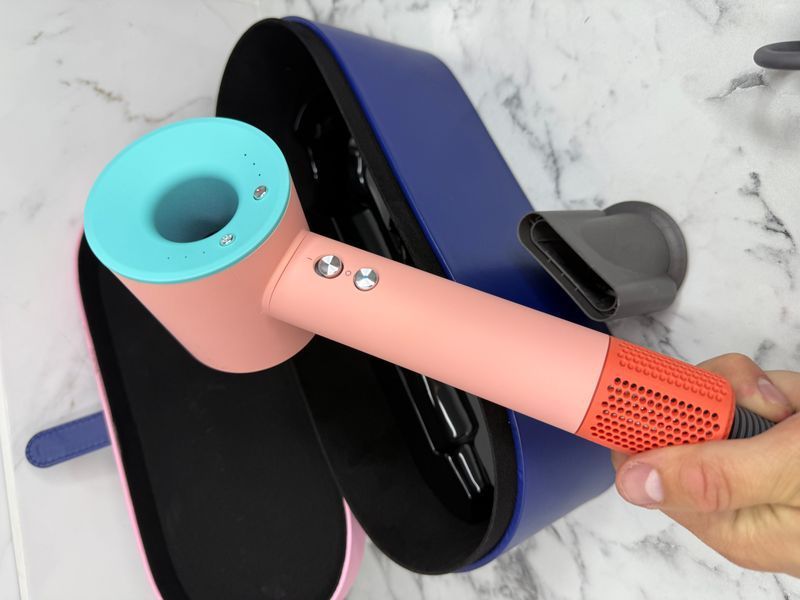 Фен з кейсом Leafless Hair Dryer для волосся Supersonic Premium Ceramic Pop Макарун Id_049 фото