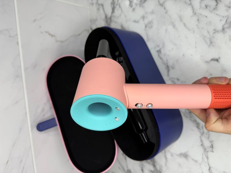 Фен з кейсом Leafless Hair Dryer для волосся Supersonic Premium Ceramic Pop Макарун Id_049 фото