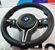 Руль BMW M3 Style M Performance для F01 F02 F06 F07 F10 F11 F12 F13 | Кожаный спортивный Id_142 фото 6