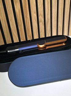 Выпрямитель для волос с кейсом HT01 Airstrait Prussian Blue/Rich Copper Цвет: Сине-золотой Id_081 фото