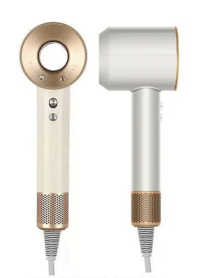 Фен з кейсом Leafless Hair Dryer для волосся Supersonic Premium Gold Золотий Id_051 фото