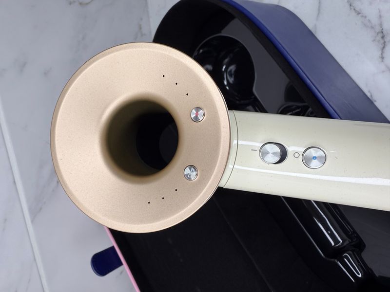 Фен з кейсом Leafless Hair Dryer для волосся Supersonic Premium Gold Золотий Id_051 фото