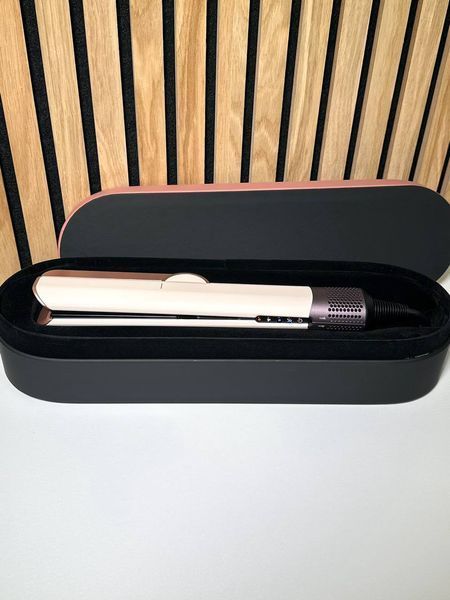 Выпрямитель для волос с кейсом HT01 Airstrait Ceramic Pink/Rose Gold Цвет: Нежно-розовый Id_083 фото