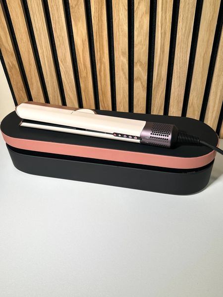 Выпрямитель для волос с кейсом HT01 Airstrait Ceramic Pink/Rose Gold Цвет: Нежно-розовый Id_083 фото