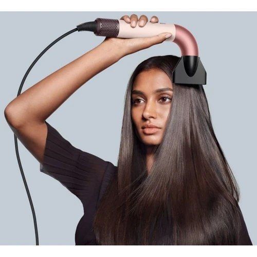 Фен для волосся HD18 Supersonic R Professional Hair Dryer Curly+Coily Ceramic Pink/Rose Gold Id_053 фото