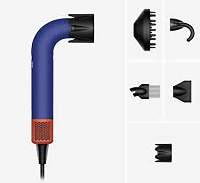 Фен для волосся HD18 Supersonic R Professional Hair Dryer Curly+Coily Vinca Blue/Rose Id_054 фото