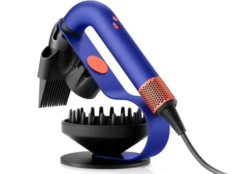 Фен для волосся HD18 Supersonic R Professional Hair Dryer Curly+Coily Vinca Blue/Rose Id_054 фото