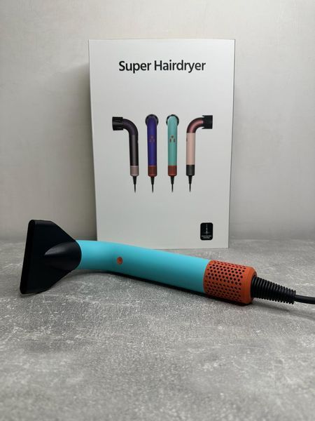 Фен для волос HD18 Supersonic R Professional Hair Dryer Curly+Coily Ceramic Patina/Topaz Id_055 фото