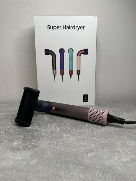 Фен для волосся HD18 Supersonic R Professional Hair Dryer Curly+Coily - Jasper Plum Id_056 фото