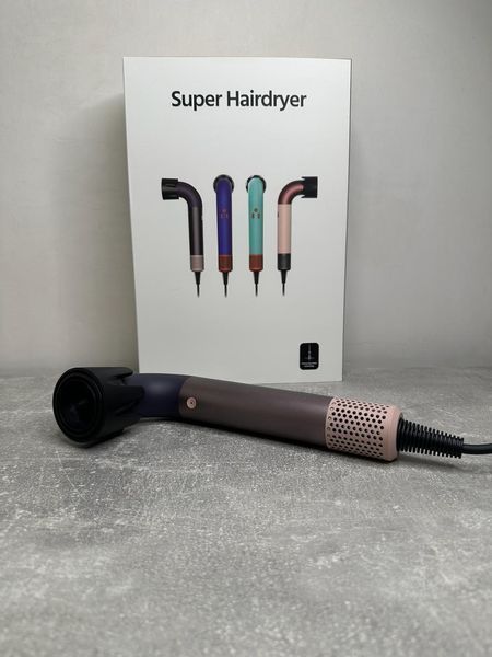 Фен для волосся HD18 Supersonic R Professional Hair Dryer Curly+Coily - Jasper Plum Id_056 фото