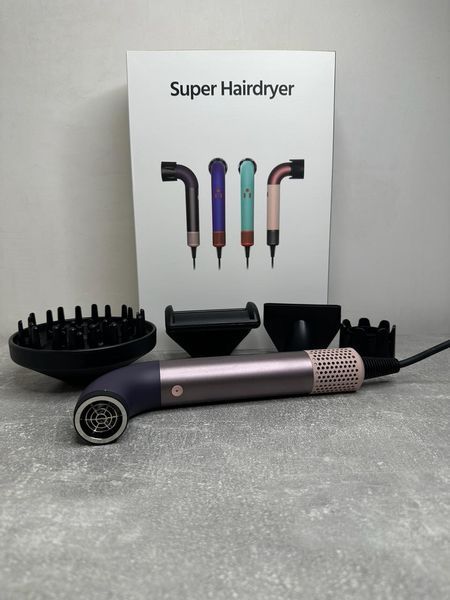 Фен для волосся HD18 Supersonic R Professional Hair Dryer Curly+Coily - Jasper Plum Id_056 фото