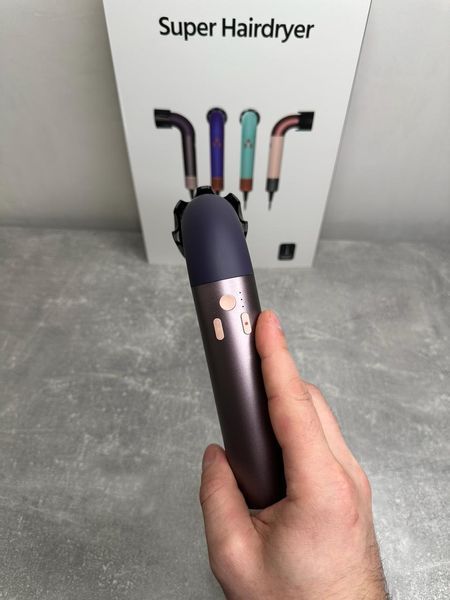 Фен для волосся HD18 Supersonic R Professional Hair Dryer Curly+Coily - Jasper Plum Id_056 фото