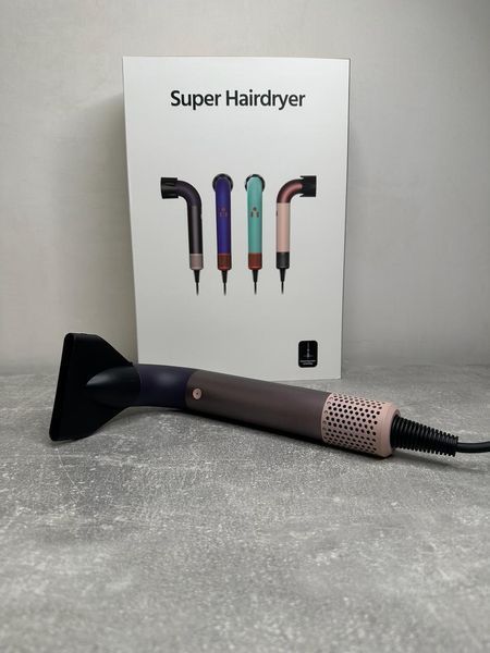 Фен для волосся HD18 Supersonic R Professional Hair Dryer Curly+Coily - Jasper Plum Id_056 фото