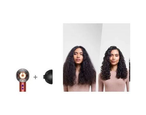 Фен для волосся Supersonic HD16 Nural Straight+Wavy Strawberry Bronze/Blush Pink Id_059 фото