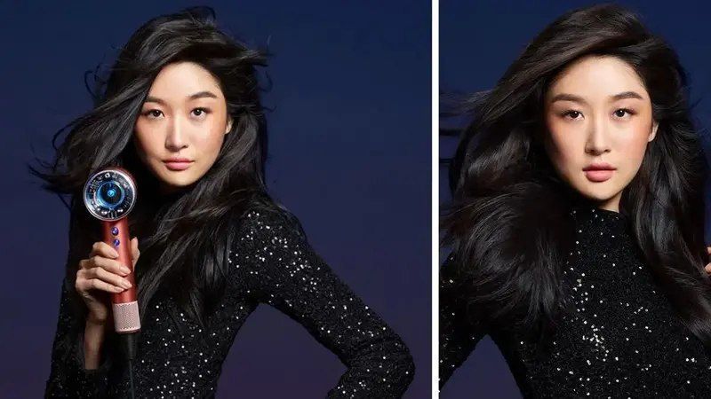 Фен для волосся Supersonic HD16 Nural Straight+Wavy Strawberry Bronze/Blush Pink Id_059 фото