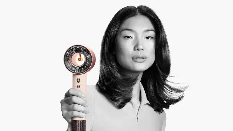 Фен для волосся Supersonic HD16 Nural Straight+Wavy Ceramic Pink/Rose Gold Id_060 фото