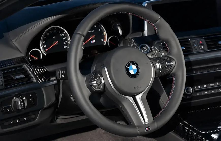 Кожаное M-кермо BMW M3 Style с подогревом и вибрацией для BMW F-серии F20 F21 F30 F31 F33 F36 F10 F11 F12 F13 F01 F02 X3 F25 Id_145 фото